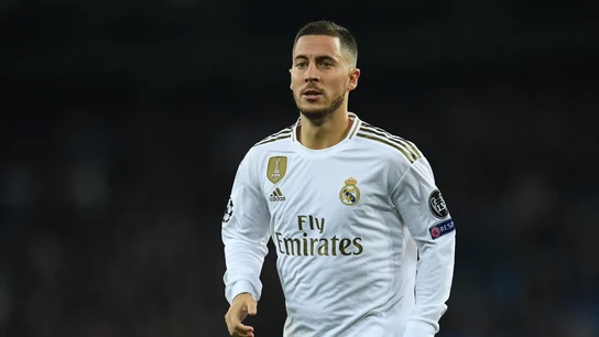 Eden Hazard, durante un partido del Real Madrid. Eden Hazard, durante un partido del Real Madrid.