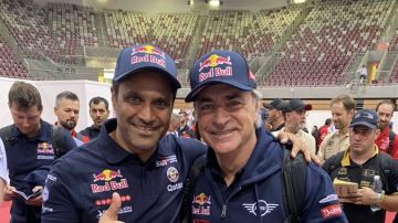 Nasser y Peterhansel admiten que Sainz va a ganar