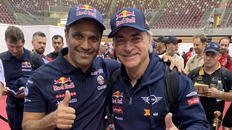 Nasser y Peterhansel admiten que Sainz va a ganar