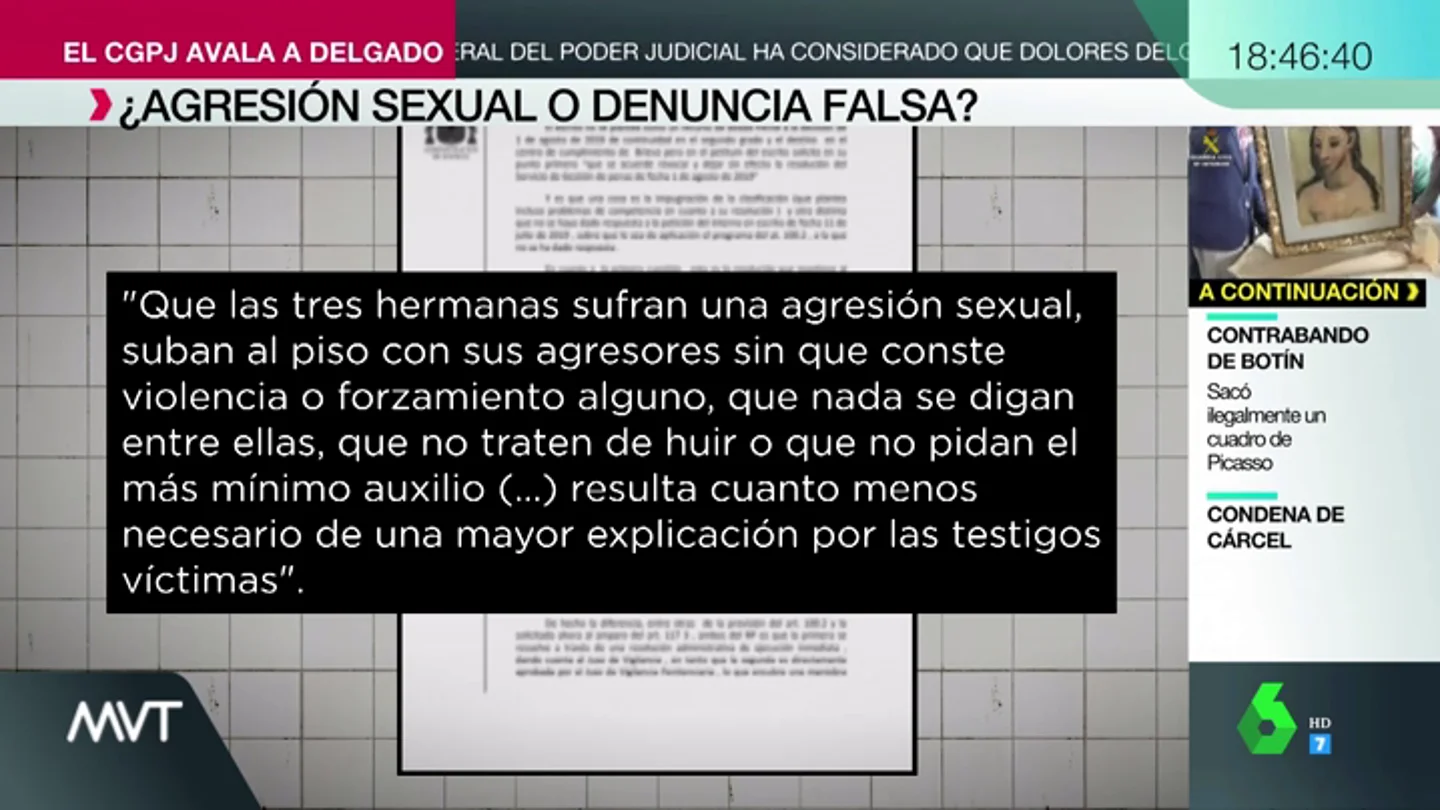 Auto sobre la denuncia de las tres jóvenes norteamericanas Auto sobre la denuncia de las tres jóvenes norteamericanas