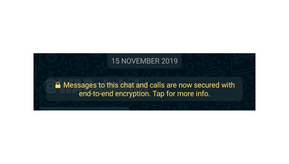 El nuevo mensaje de seguridad