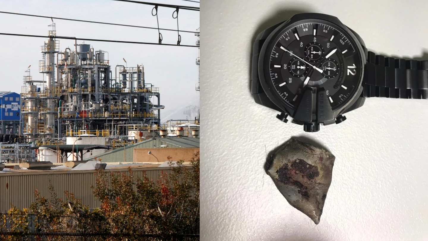 El trozo de metralla que se le incrustó en la cabeza en la explosión de Tarragona El trozo de metralla que se le incrustó en la cabeza en la explosión de Tarragona