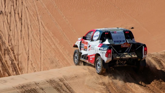 Fernando Alonso disfruta del Dakar Fernando Alonso disfruta del Dakar