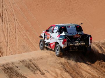 Fernando Alonso disfruta del Dakar Fernando Alonso disfruta del Dakar