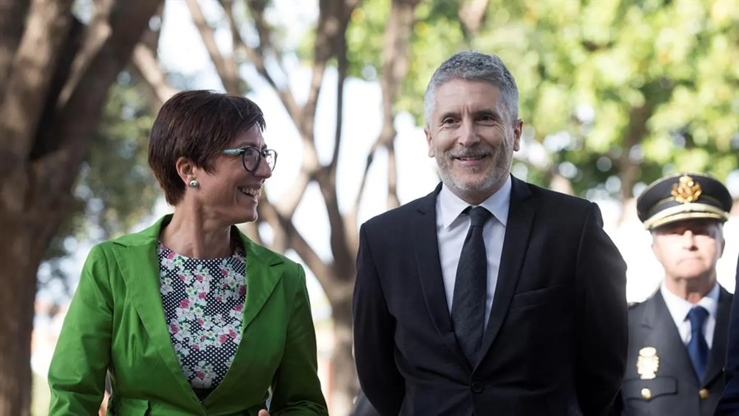 María Gámez junto a Fernando Grande-Marlaska María Gámez junto a Fernando Grande-Marlaska
