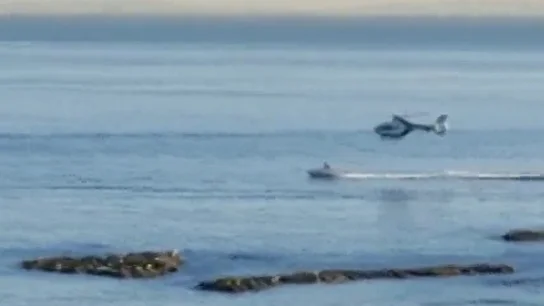 Dos detenidos por narcotráfico tras una espectacular persecución con helicóptero en la Bahía de Algeciras Dos detenidos por narcotráfico tras una espectacular persecución con helicóptero en la Bahía de Algeciras