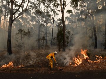Imagen de uno de los incendios de Australia Imagen de uno de los incendios de Australia