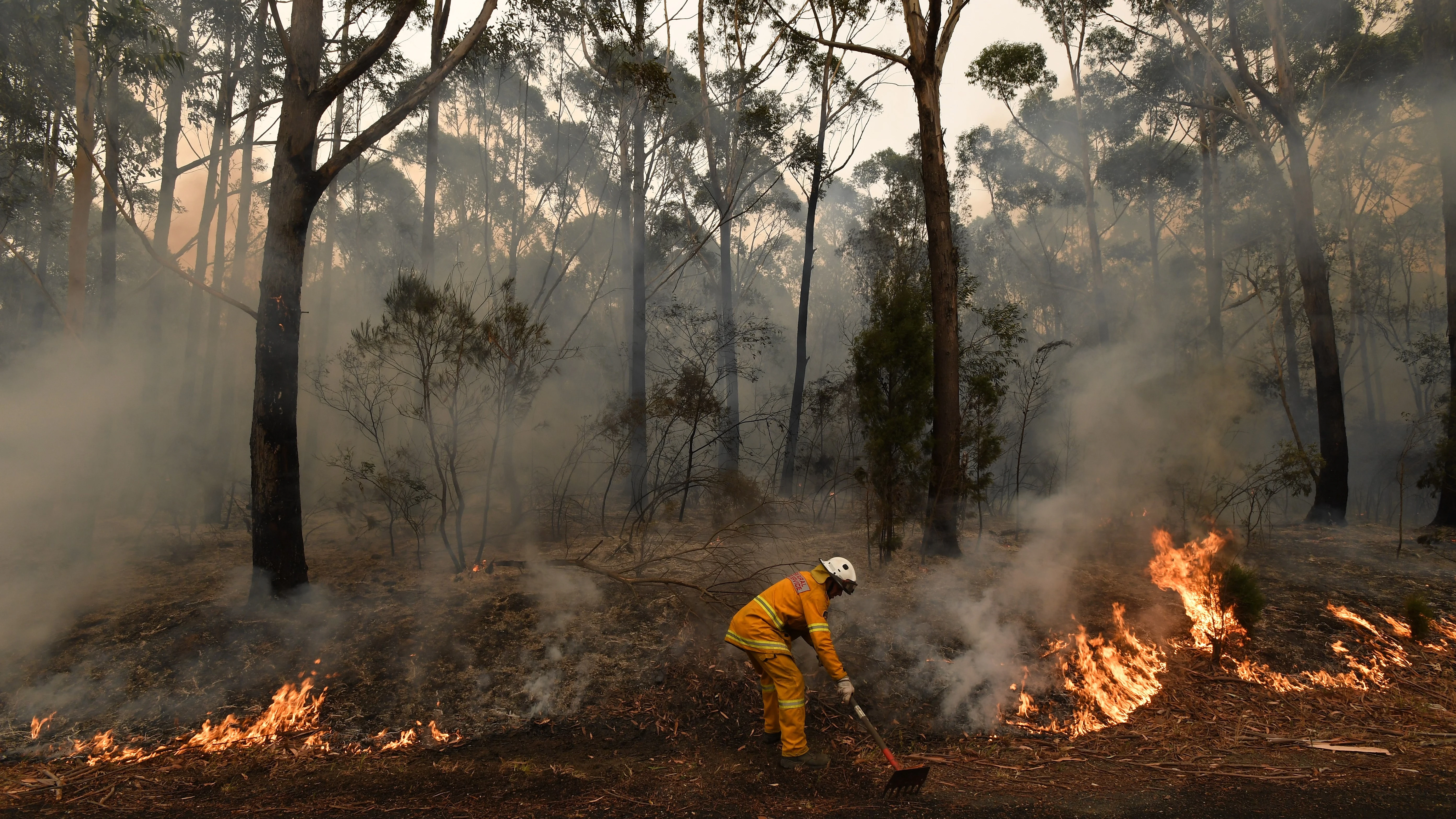 Imagen de uno de los incendios de Australia