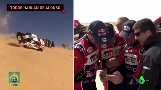 Los pilotos del Dakar alucinan con el accidente de Fernando Alonso en el Dakar Los pilotos del Dakar alucinan con el accidente de Fernando Alonso en el Dakar