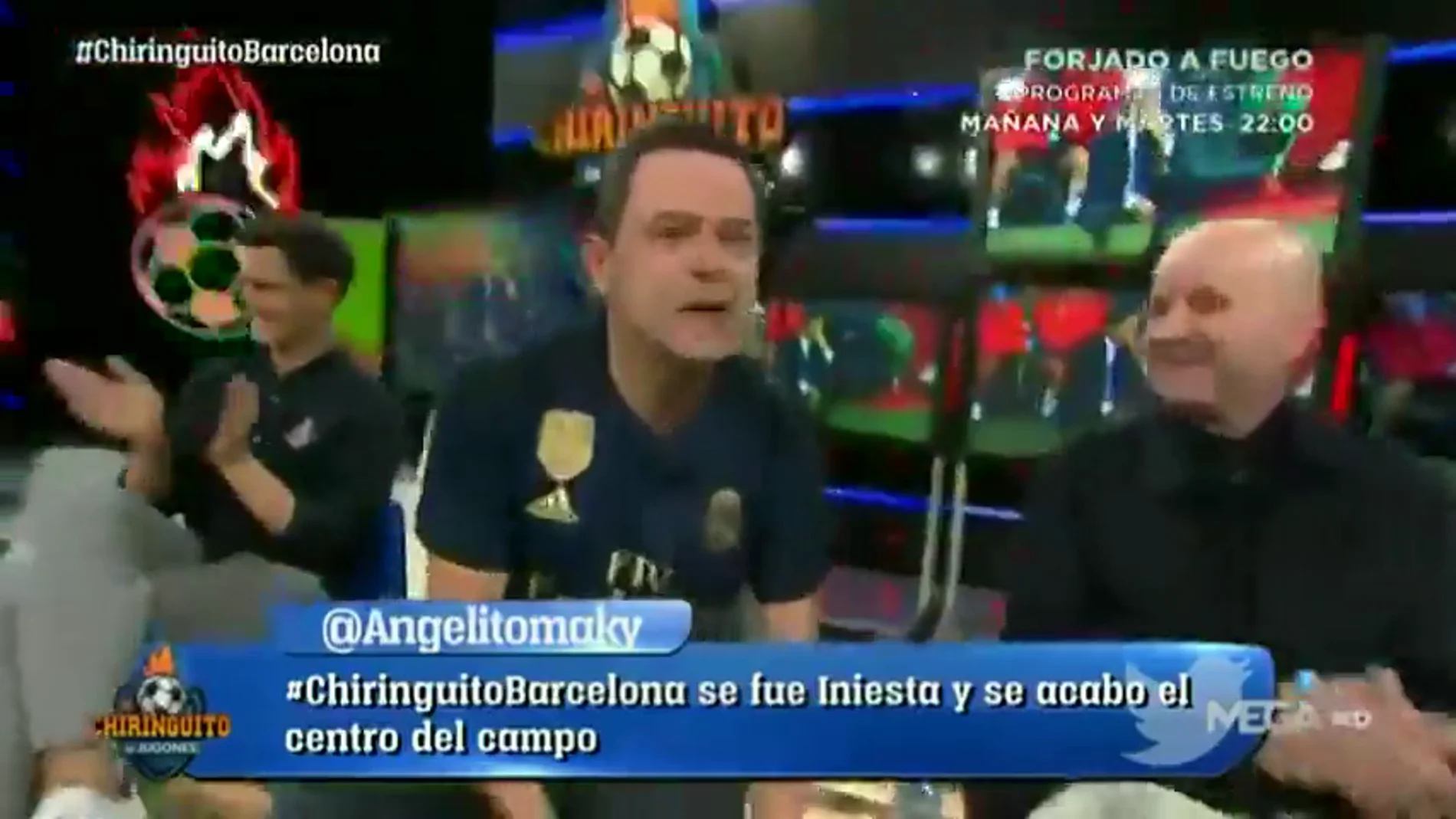 La atrevida promesa de Tomás Roncero en El Chiringuito si el Real Madrid gana el sextete