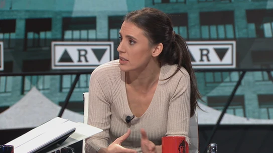Irene Montero en el plató en Al Rojo Vivo Irene Montero en el plató en Al Rojo Vivo
