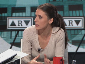 Irene Montero en el plató en Al Rojo Vivo Irene Montero en el plató en Al Rojo Vivo
