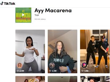 El viral del baile de la Macarena al ritmo de Tyga que arrasa en TikTok El viral del baile de la Macarena al ritmo de Tyga que arrasa en TikTok