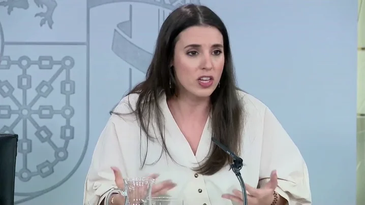 Irene Montero en el Consejo de Ministros