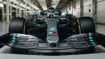 El Mercedes de Lewis Hamilton