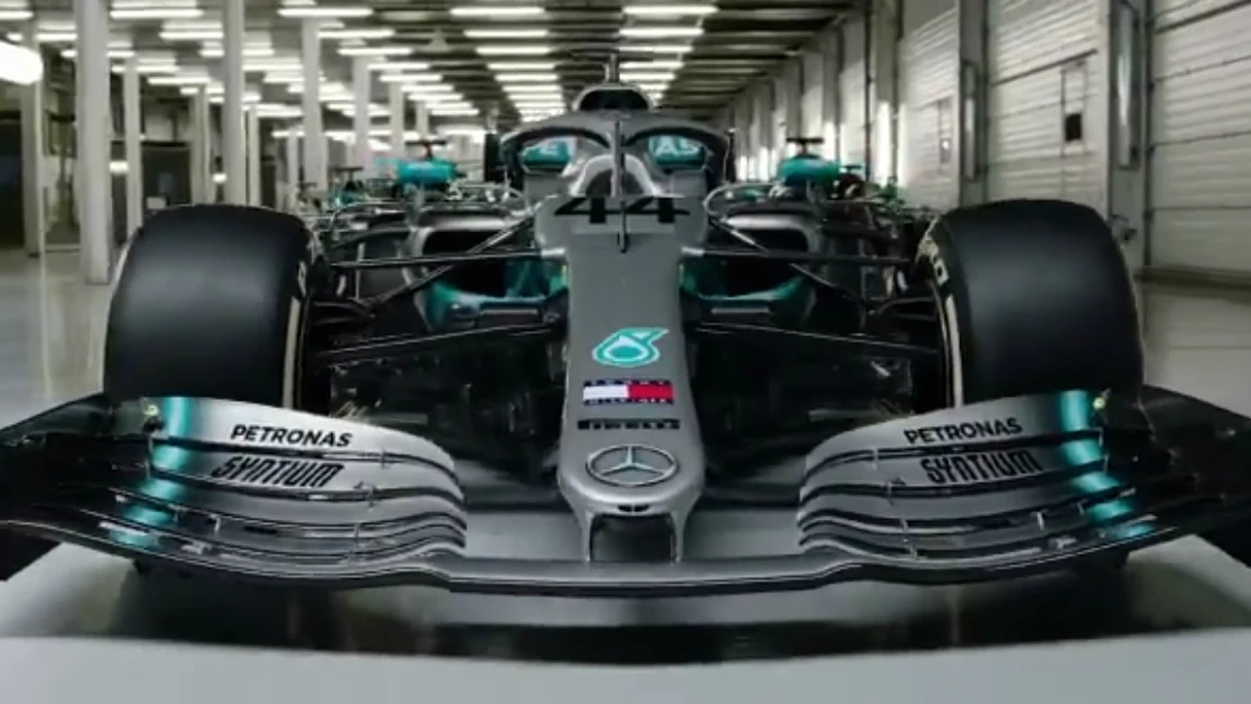 El Mercedes de Lewis Hamilton