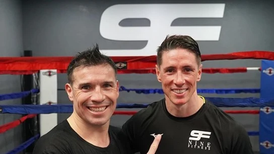 Fernando Torres junto a Maravilla Martínez. Fernando Torres junto a Maravilla Martínez.