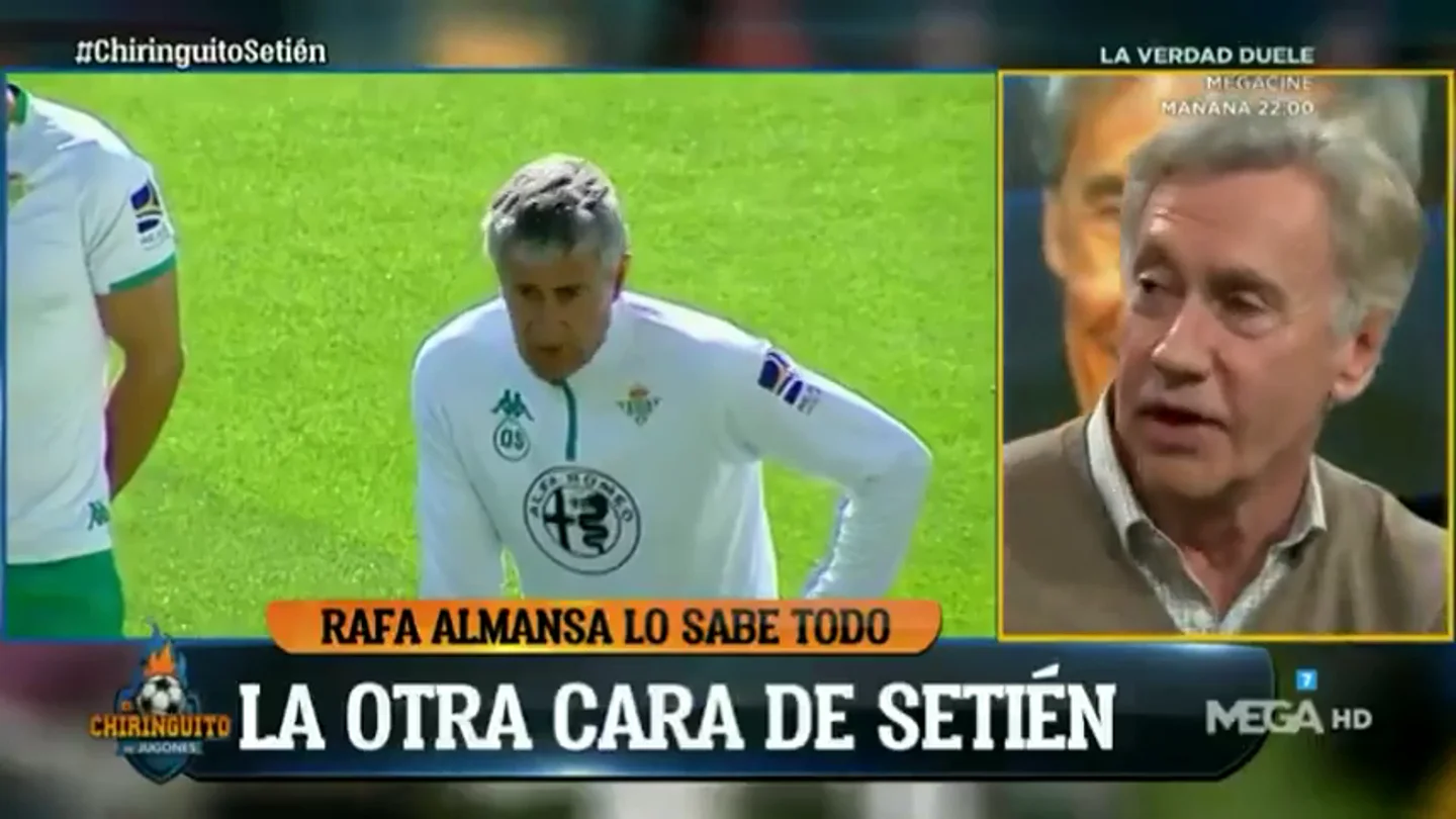 "Nunca vi a un entrenador tomar por c*** a la afición del Betis": Rafa Almansa habla del fichaje de Setién por el Barça "Nunca vi a un entrenador tomar por c*** a la afición del Betis": Rafa Almansa habla del fichaje de Setién por el Barça