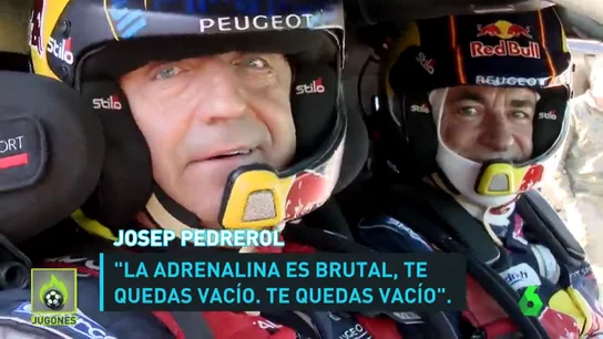 El día que Josep Pedrerol fue copiloto de Carlos Sainz, leyenda del Dakar El día que Josep Pedrerol fue copiloto de Carlos Sainz, leyenda del Dakar