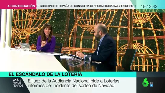 Mamen Mendizábal hablando del escándalo de la Lotería Mamen Mendizábal hablando del escándalo de la Lotería