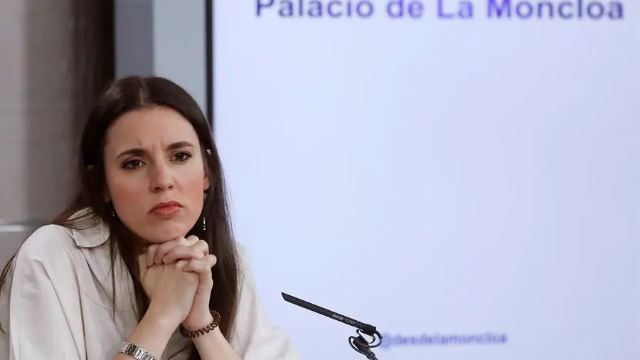 La ministra de Igualdad, Irene Montero