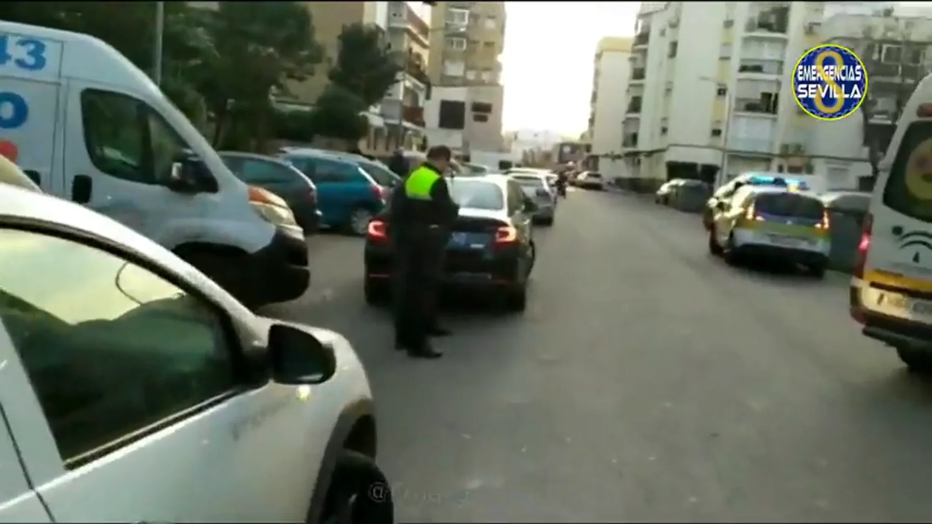 Un conductor de VTC atropella a dos personas en Sevilla tras quedare dormido