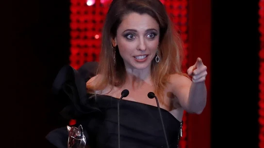 Leticia Dolera durante su discurso en los Premios Feroz 2020 Leticia Dolera durante su discurso en los Premios Feroz 2020