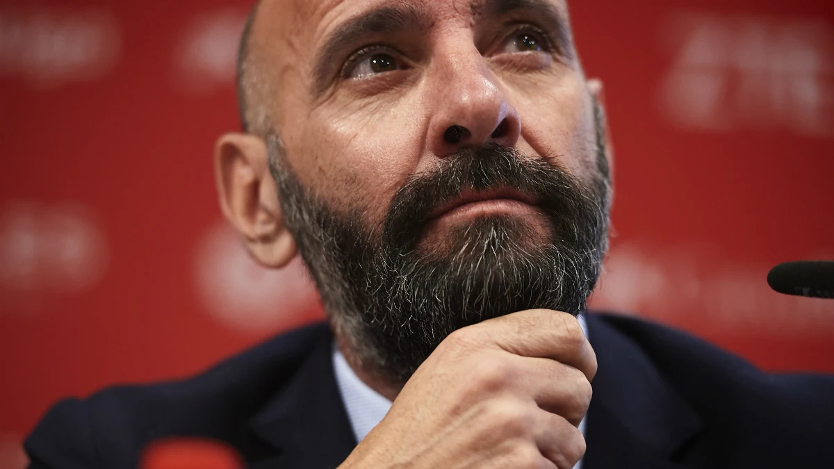 Monchi, en rueda de prensa