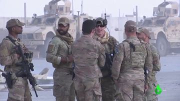 Imagen de tropas estadounidenses en Irak