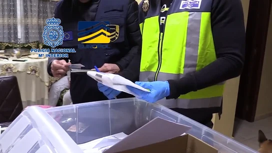 Agentes de la Policía en la operación Agentes de la Policía en la operación