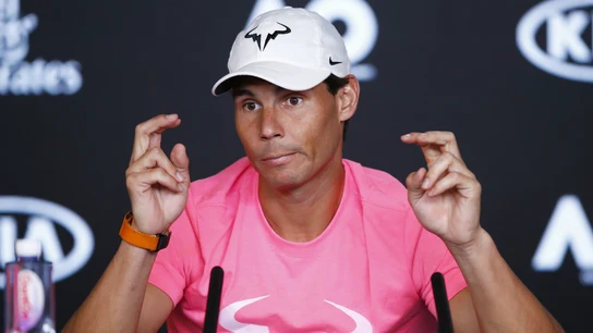 Rafa Nadal, en rueda de prensa Rafa Nadal, en rueda de prensa