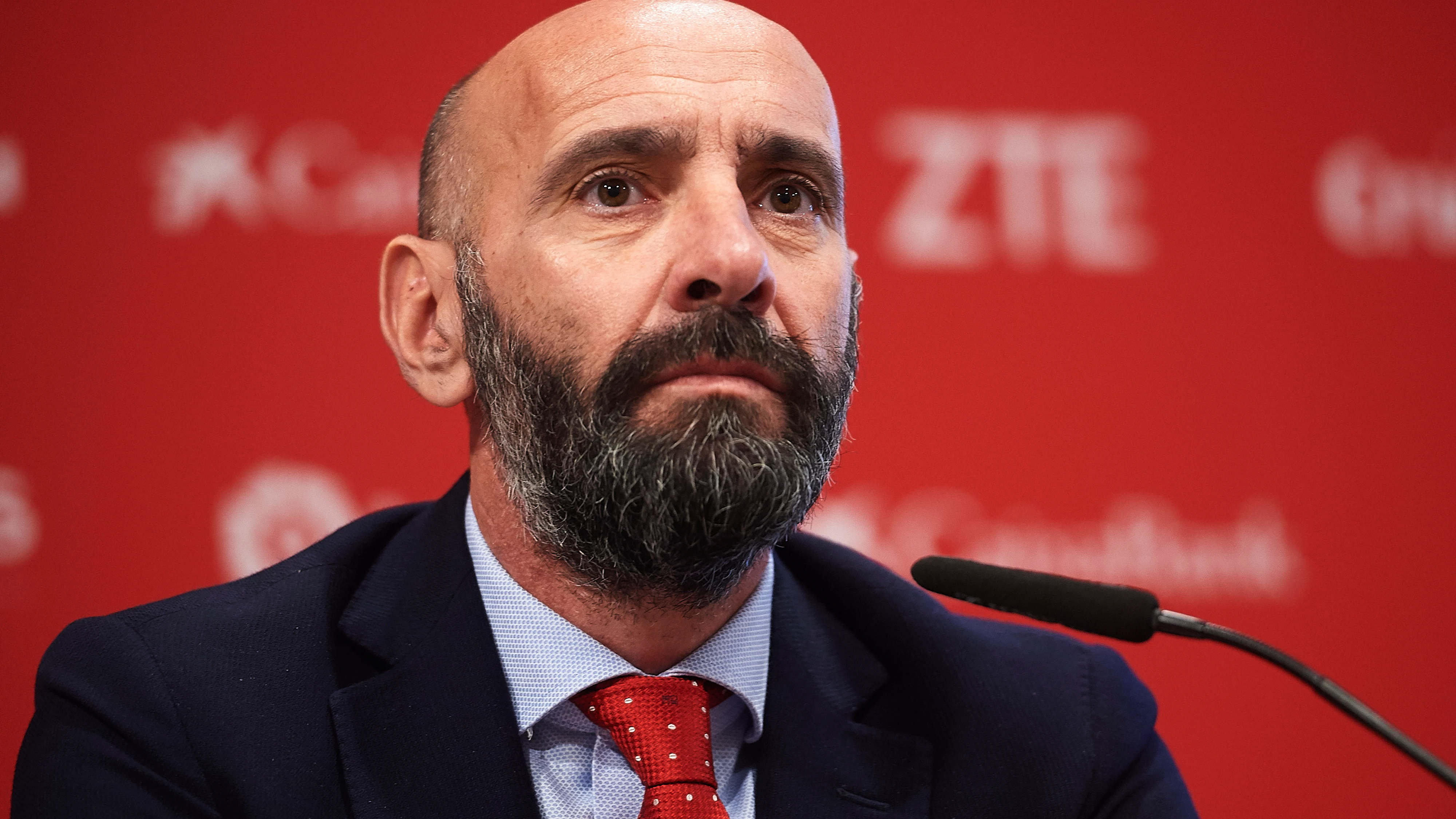 Monchi, durante una rueda de prensa