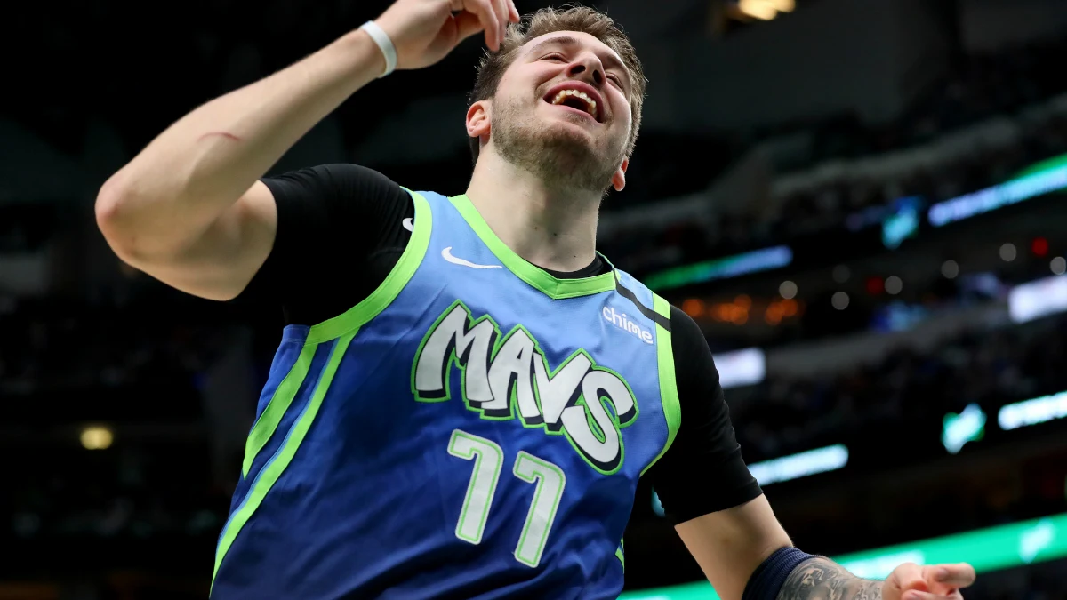 Luka Doncic, con los Mavericks