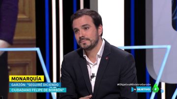 Alberto Garzón: "Seguiré diciendo 'ciudadano Felipe de Borbón'"