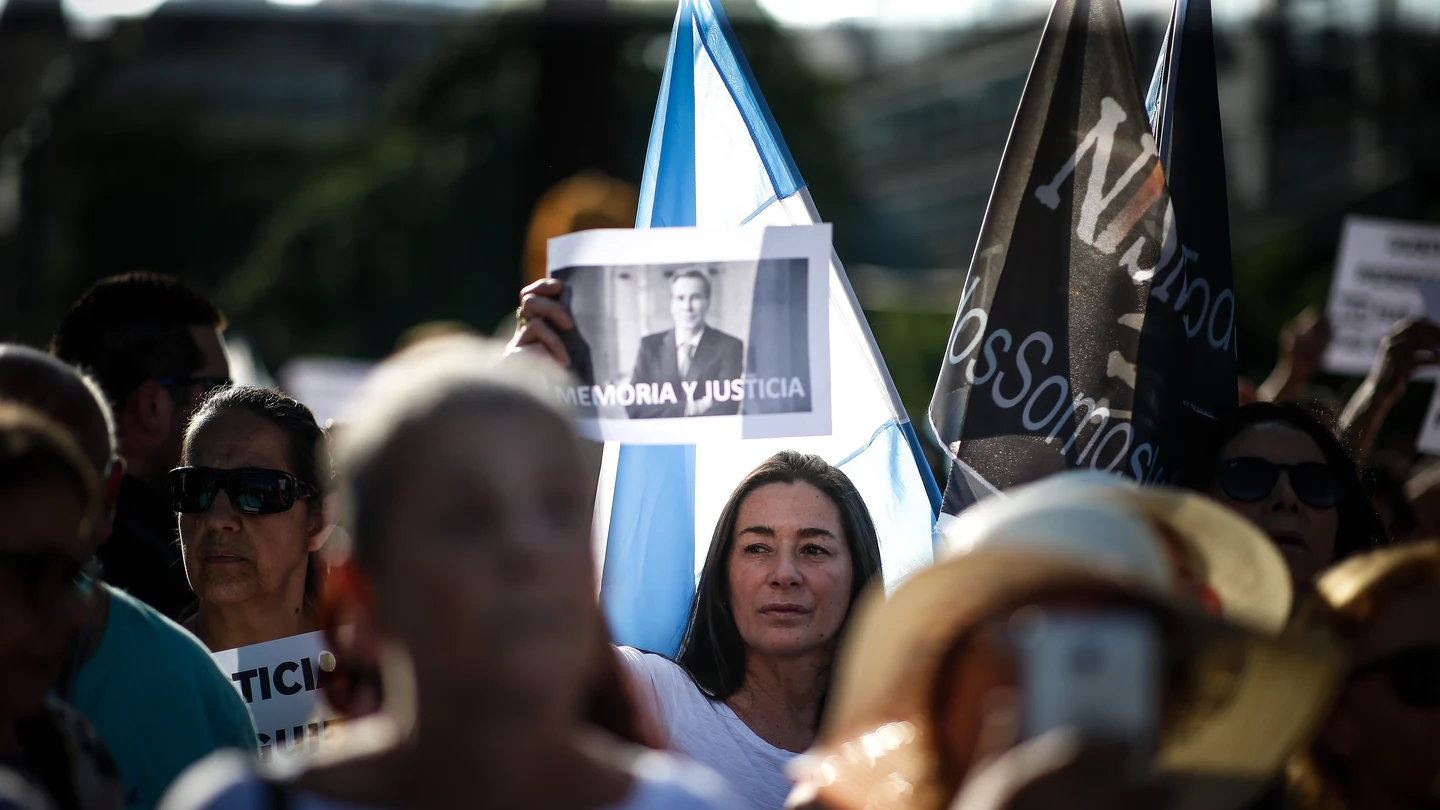 Imagen de la manifestación en Buenos Aires. Imagen de la manifestación en Buenos Aires.