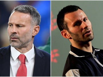 Ryan Giggs, ahora y antes Ryan Giggs, ahora y antes
