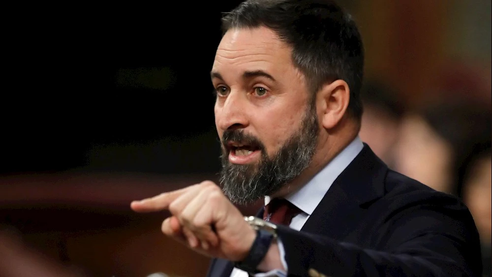 Imagen de archivo de Santiago Abascal en el Congreso Imagen de archivo de Santiago Abascal en el Congreso