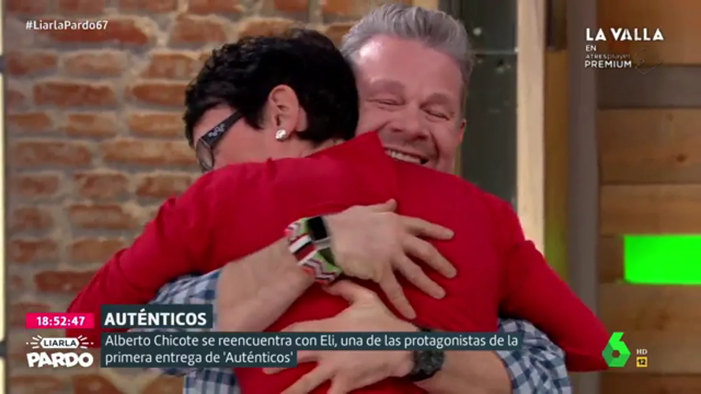 El emotivo reencuentro entre Chicote y Eli (de Auténticos): "Se te mete en el corazón y no te olvidas de ella" El emotivo reencuentro entre Chicote y Eli (de Auténticos): "Se te mete en el corazón y no te olvidas de ella"