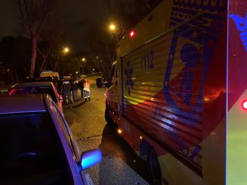 Lugar en el que un joven ha sido apuñalado en Madrid Lugar en el que un joven ha sido apuñalado en Madrid