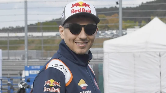 Jorge Lorenzo, en un Gran Premio Jorge Lorenzo, en un Gran Premio