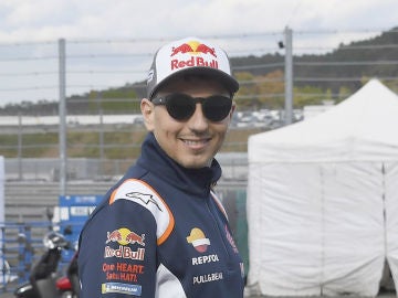 Jorge Lorenzo, en un Gran Premio Jorge Lorenzo, en un Gran Premio