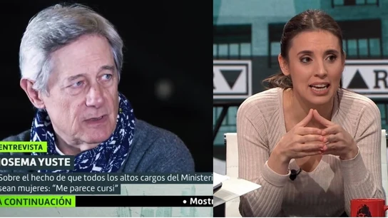 Josema Yuste e Irene Montero Josema Yuste e Irene Montero