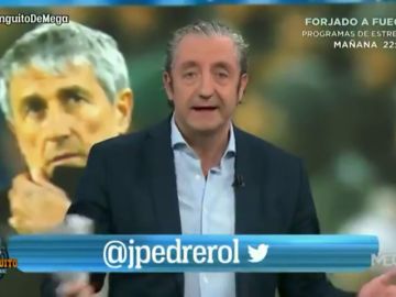 Josep Pedrerol cuestiona el nuevo 'estilo Setién': "Los pases son una milonga" Josep Pedrerol cuestiona el nuevo 'estilo Setién': "Los pases son una milonga"