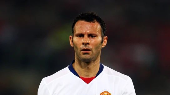 Giggs durante la final de la Champions de 2009 Giggs durante la final de la Champions de 2009