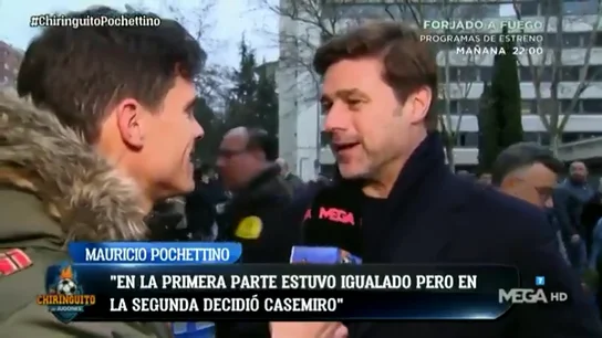 Pochettino, en el Santiago Bernabéu con El Chiringuito: ¿dijo 'no' al FC Barcelona? Pochettino, en el Santiago Bernabéu con El Chiringuito: ¿dijo 'no' al FC Barcelona?