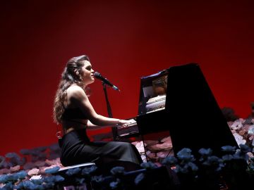 Amaia durante la presentación de su nuevo disco Amaia durante la presentación de su nuevo disco