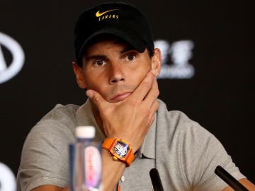 Rafa Nadal comparece ante los medios en Melbourne Rafa Nadal comparece ante los medios en Melbourne