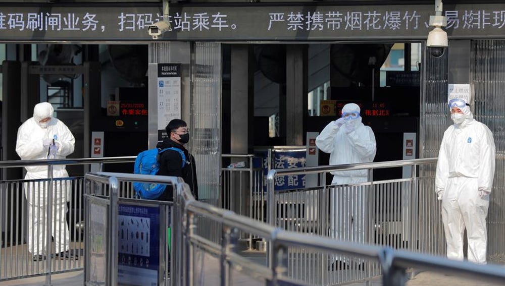 Controles en Pekín para evitar la propagación del coronavirus