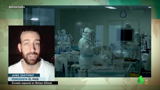 Jaime Santirso, periodista en Wuhan: "La situación es dramática, nadie sabe qué sucede dentro de los hospitales" Jaime Santirso, periodista en Wuhan: "La situación es dramática, nadie sabe qué sucede dentro de los hospitales"
