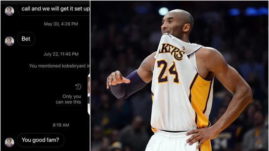 Shareef O'Neal comparte su conversación con Kobe Bryant el día del accidente Shareef O'Neal comparte su conversación con Kobe Bryant el día del accidente